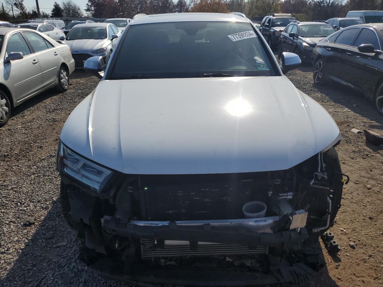 2018 Audi SQ5 VIN WA1A4AFY4J2015872 Copart auction photo, front end damage thumbnail 5