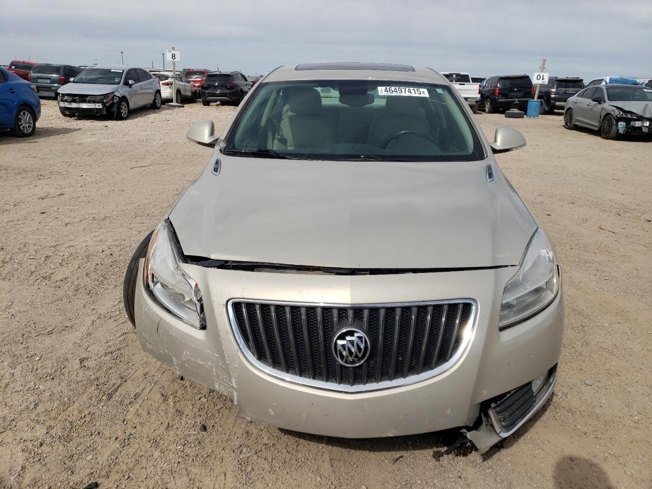 2012 Buick Regal VIN 2G4GS5EK2C9142548 Copart auction photo, front end / undercarriage damage thumbnail 5