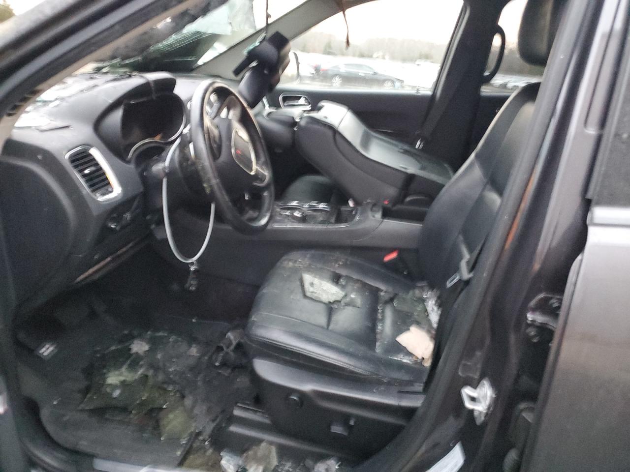 2016 Dodge Durango VIN 1C4RDJDG0GC398005 Copart auction photo, burn damage thumbnail 7