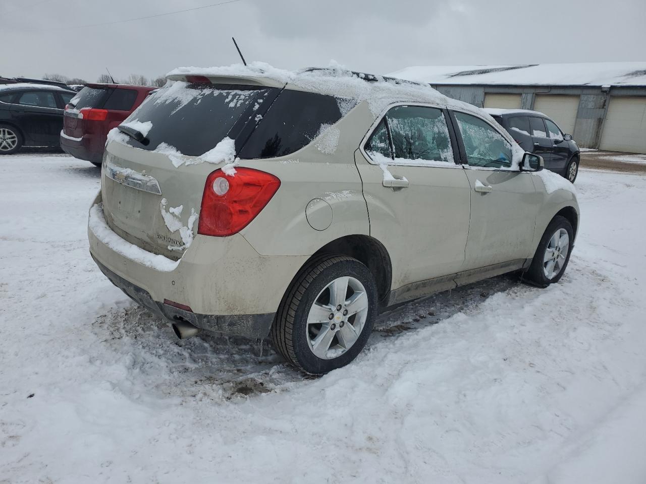 2015 Chevrolet Equinox VIN 2GNFLGE36F6283234 Copart auction photo, front end / side damage thumbnail 3