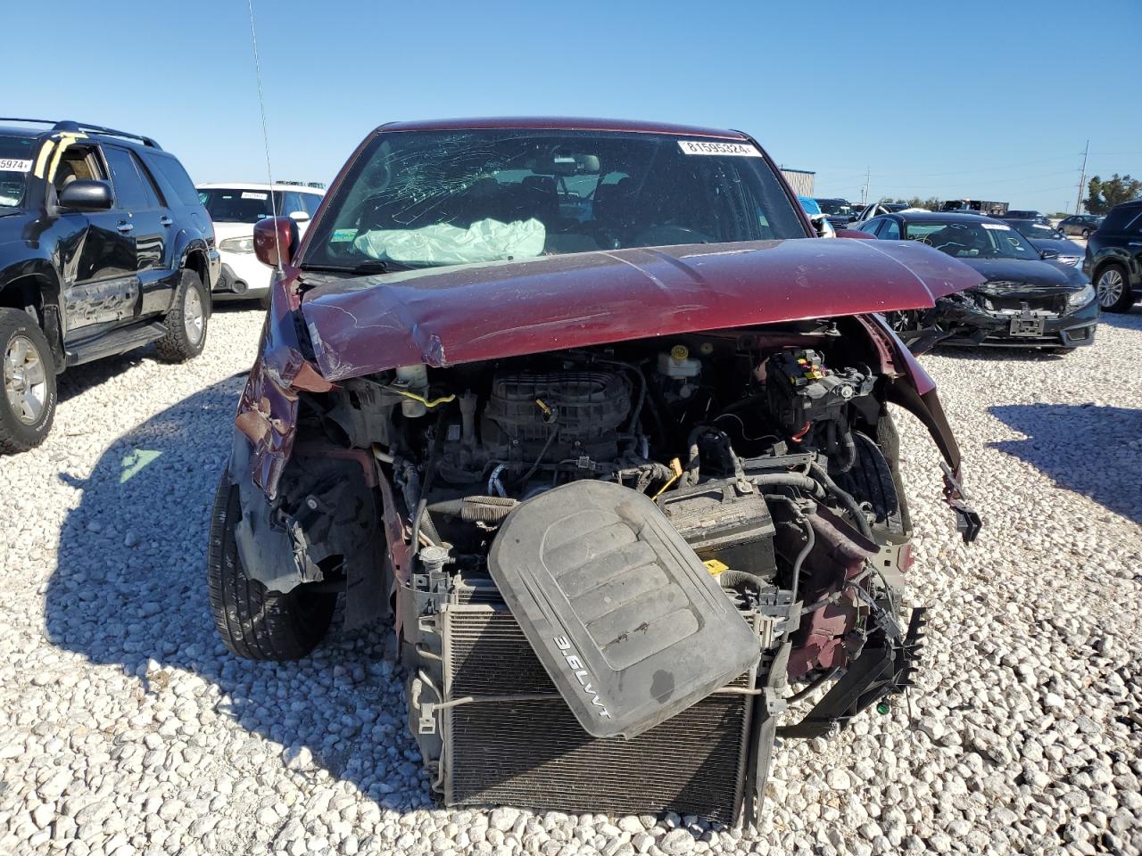2018 Dodge Caravan VIN 2C4RDGBG7JR152721 Copart auction photo, all over damage thumbnail 5