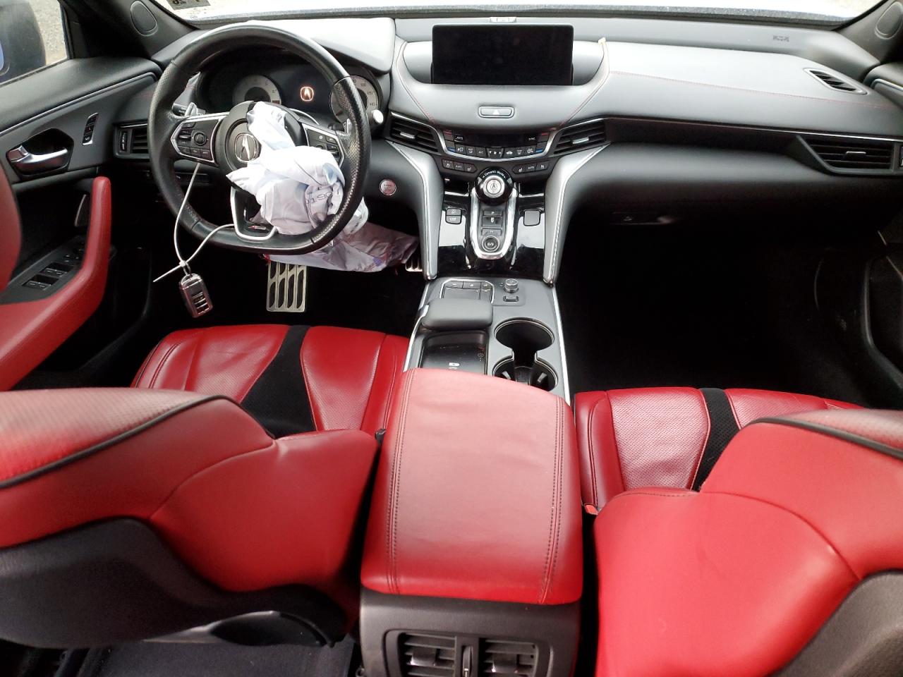 2021 Acura TLX VIN 19UUB5F55MA000122 Copart auction photo, all over damage thumbnail 8
