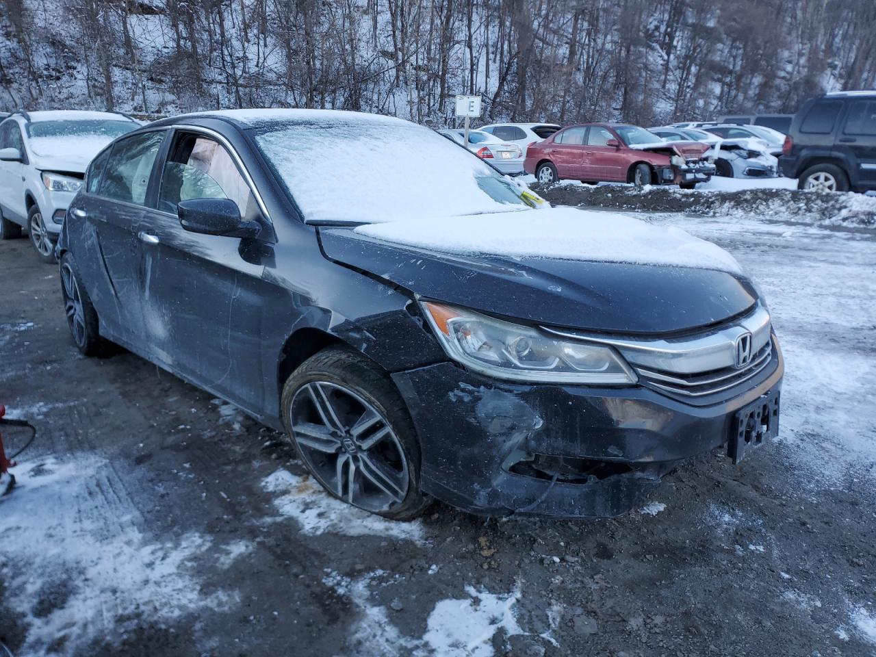 2016 Honda Accord VIN 1HGCR2F54GA080412 Copart auction photo, all over damage thumbnail 4