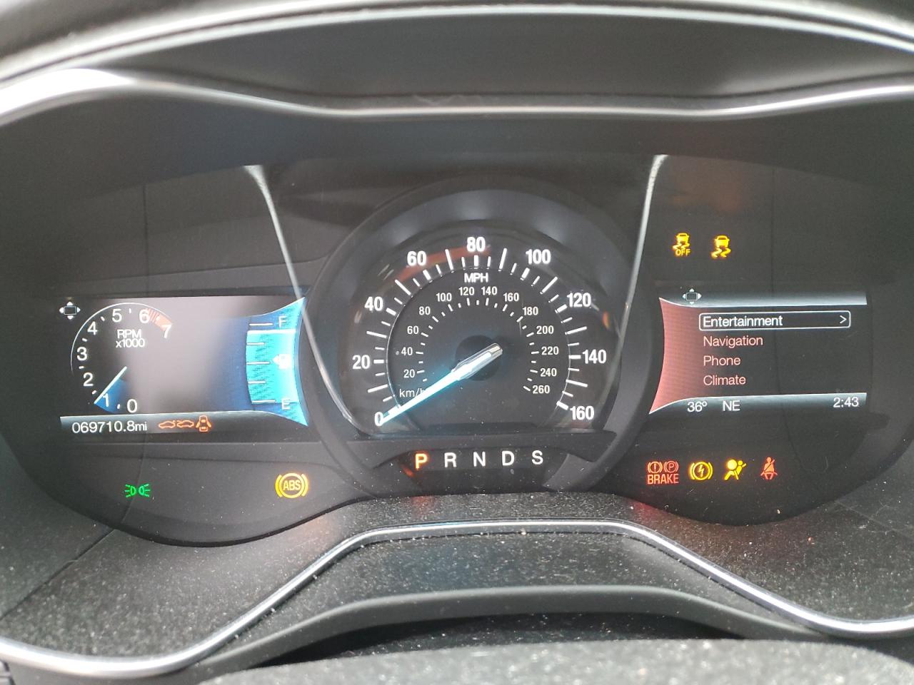 2016 Ford Fusion VIN 3FA6P0K93GR222789 Copart auction photo, rear end / side damage thumbnail 9