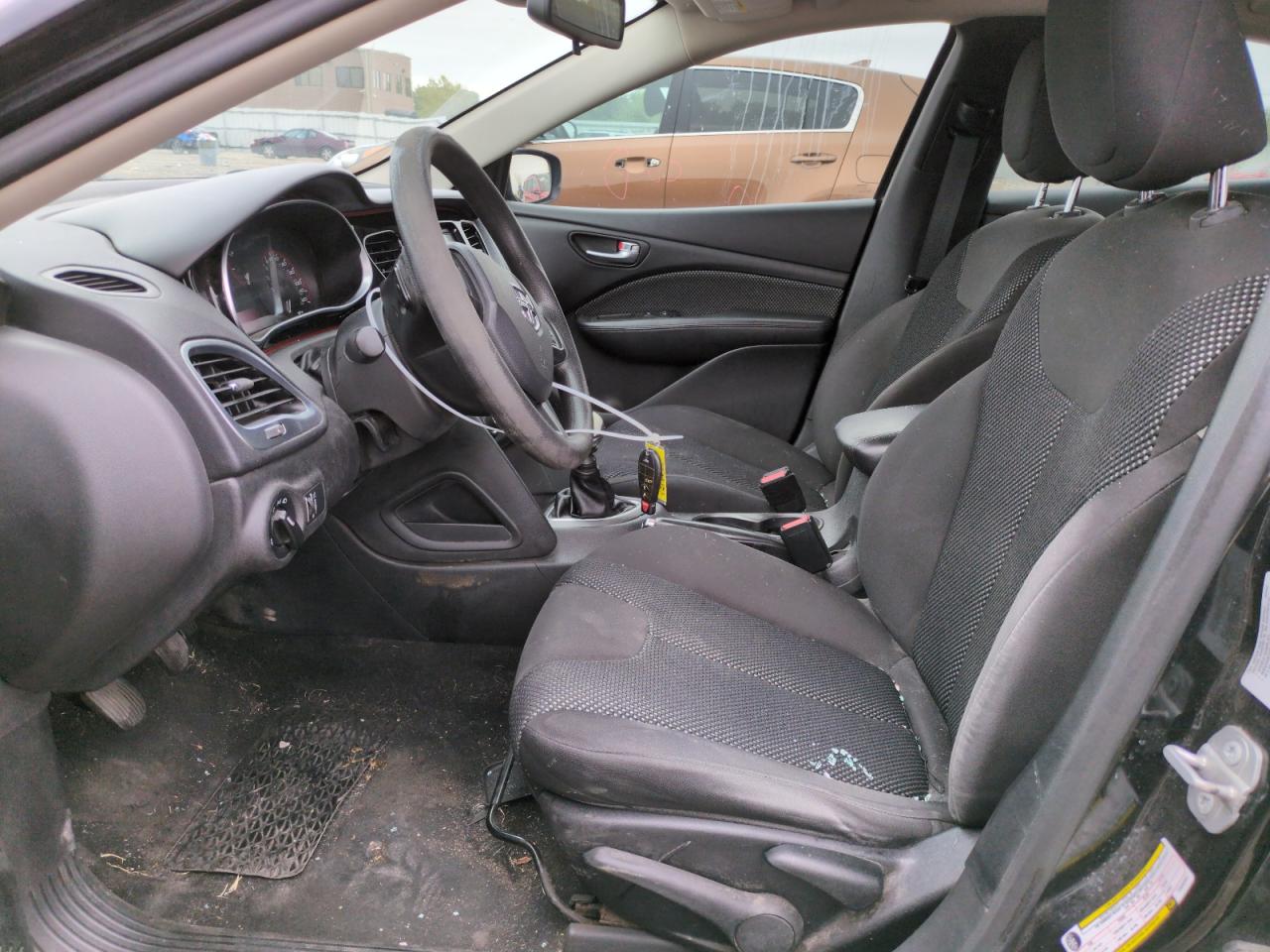 2015 Dodge Dart VIN 1C3CDFAA5FD390904 Copart auction photo, side / top/roof damage thumbnail 7
