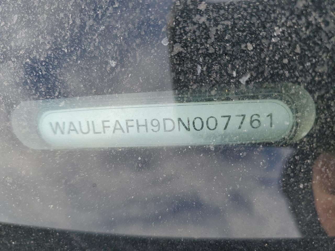 2013 Audi A5 VIN WAULFAFH9DN007761 Copart auction photo, front end / minor dent/scratches damage thumbnail 12