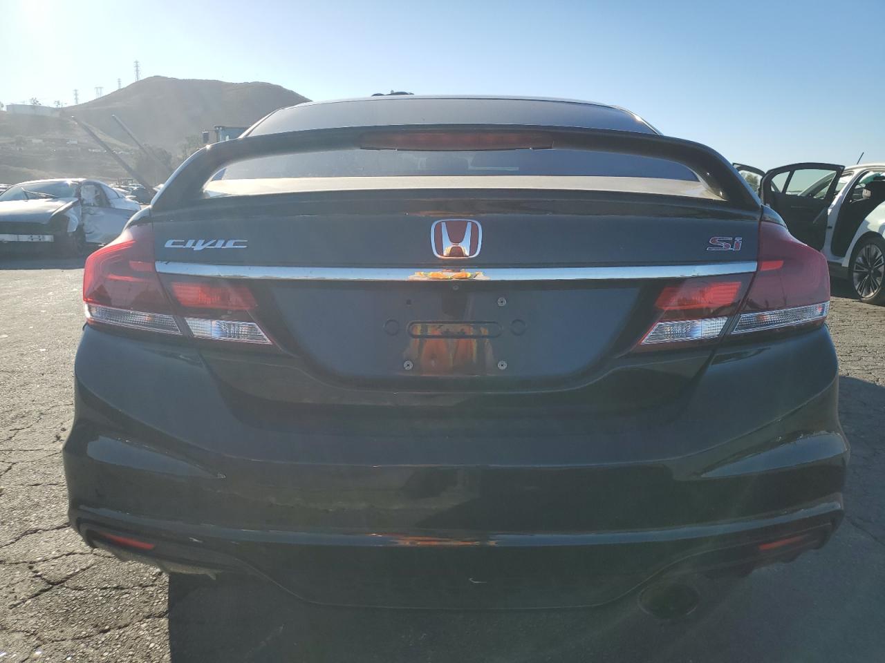 2013 Honda Civic VIN 2HGFB6E50DH708571 Copart auction photo, burn damage thumbnail 6
