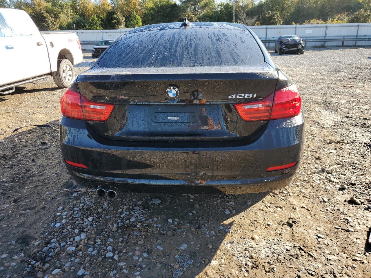 2015 BMW 4er VIN WBA4A5C51FG052544 Copart auction photo, side damage thumbnail 6