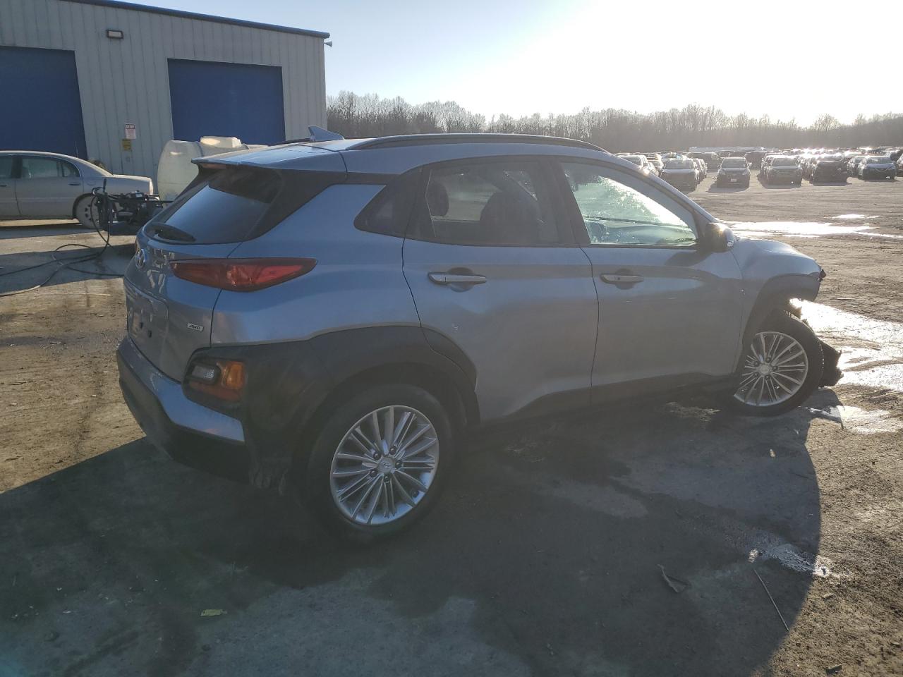 2019 Hyundai Kona VIN KM8K6CAA0KU316750 Copart auction photo, front end damage thumbnail 3