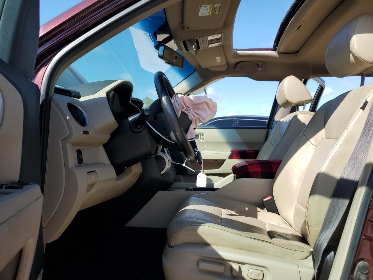 2011 Honda Pilot VIN 5FNYF4H50BB024201 Copart auction photo, front end damage thumbnail 7