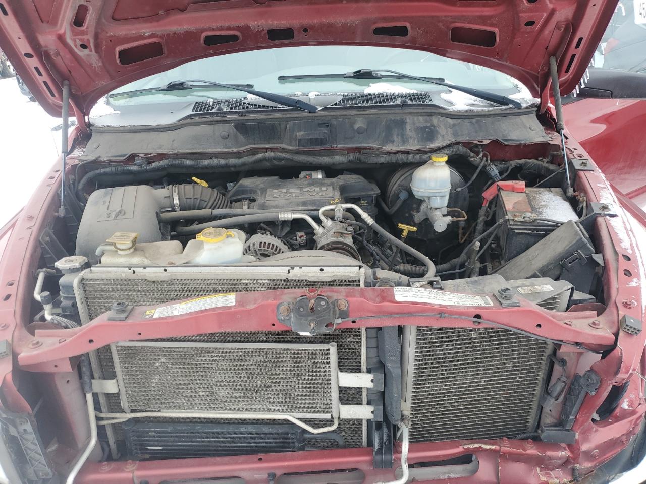 2008 Dodge RAM VIN 1D7HU18288J229086 Copart auction photo, front end damage thumbnail 11