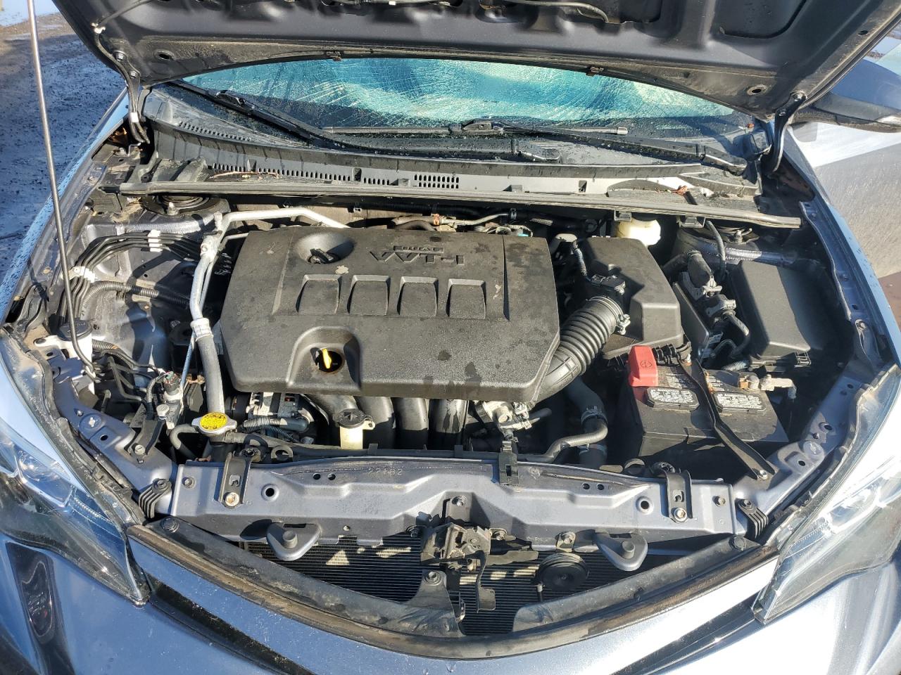 2017 Toyota Corolla VIN 5YFBURHE1HP647591 Copart auction photo, side / top/roof damage thumbnail 11