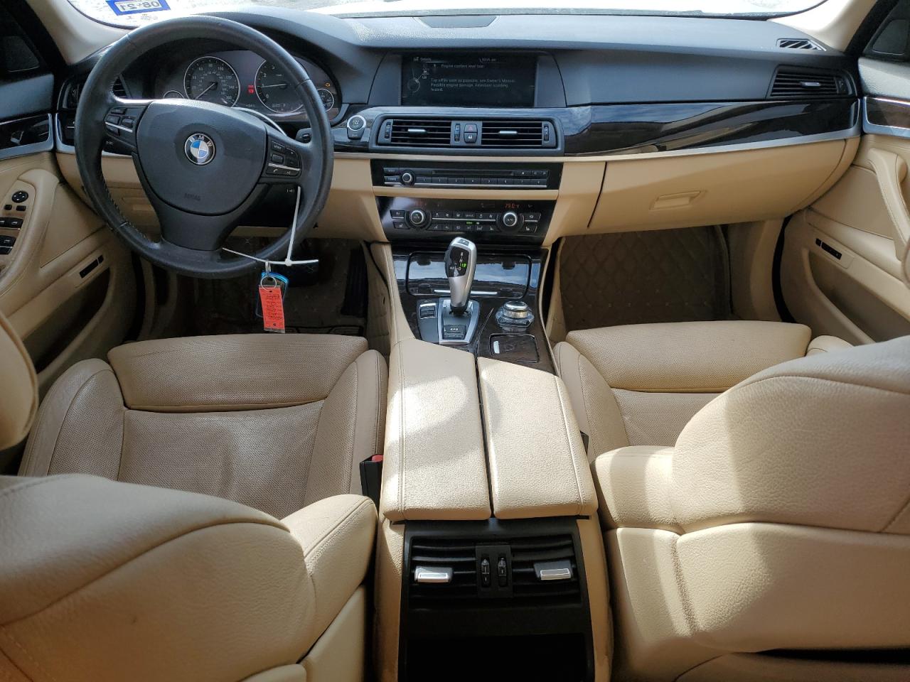 2013 BMW 5er VIN WBAXG5C57DD229527 Copart auction photo, front end / minor dent/scratches damage thumbnail 8