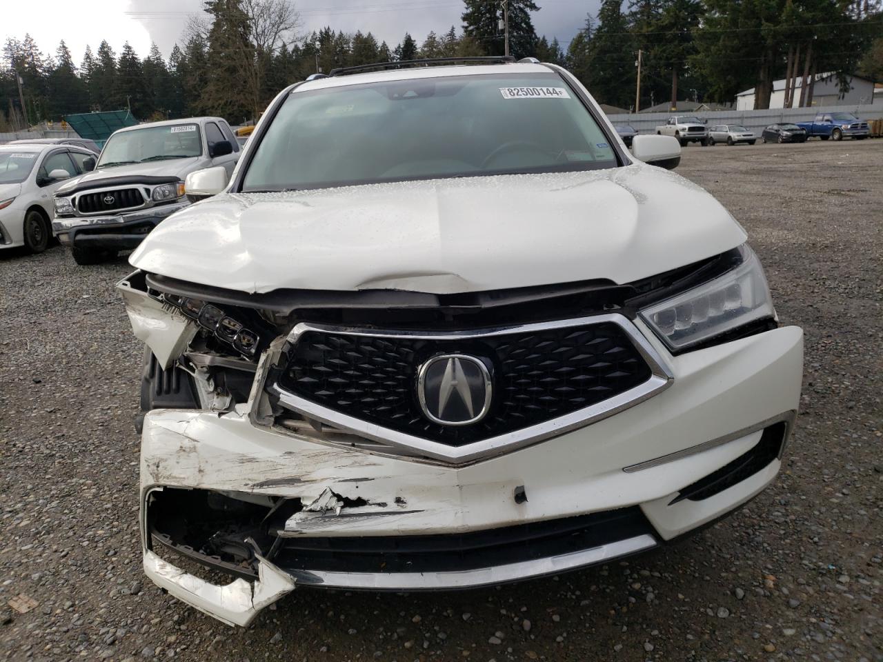 2017 Acura MDX VIN 5FRYD4H59HB001223 Copart auction photo, all over damage thumbnail 5