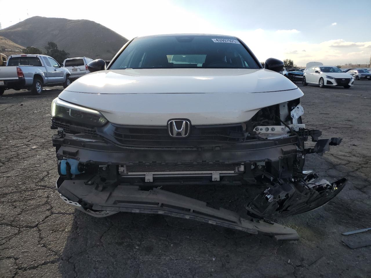 2023 Honda Civic VIN 2HGFE2F58PH506354 Copart auction photo, front end / side damage thumbnail 5