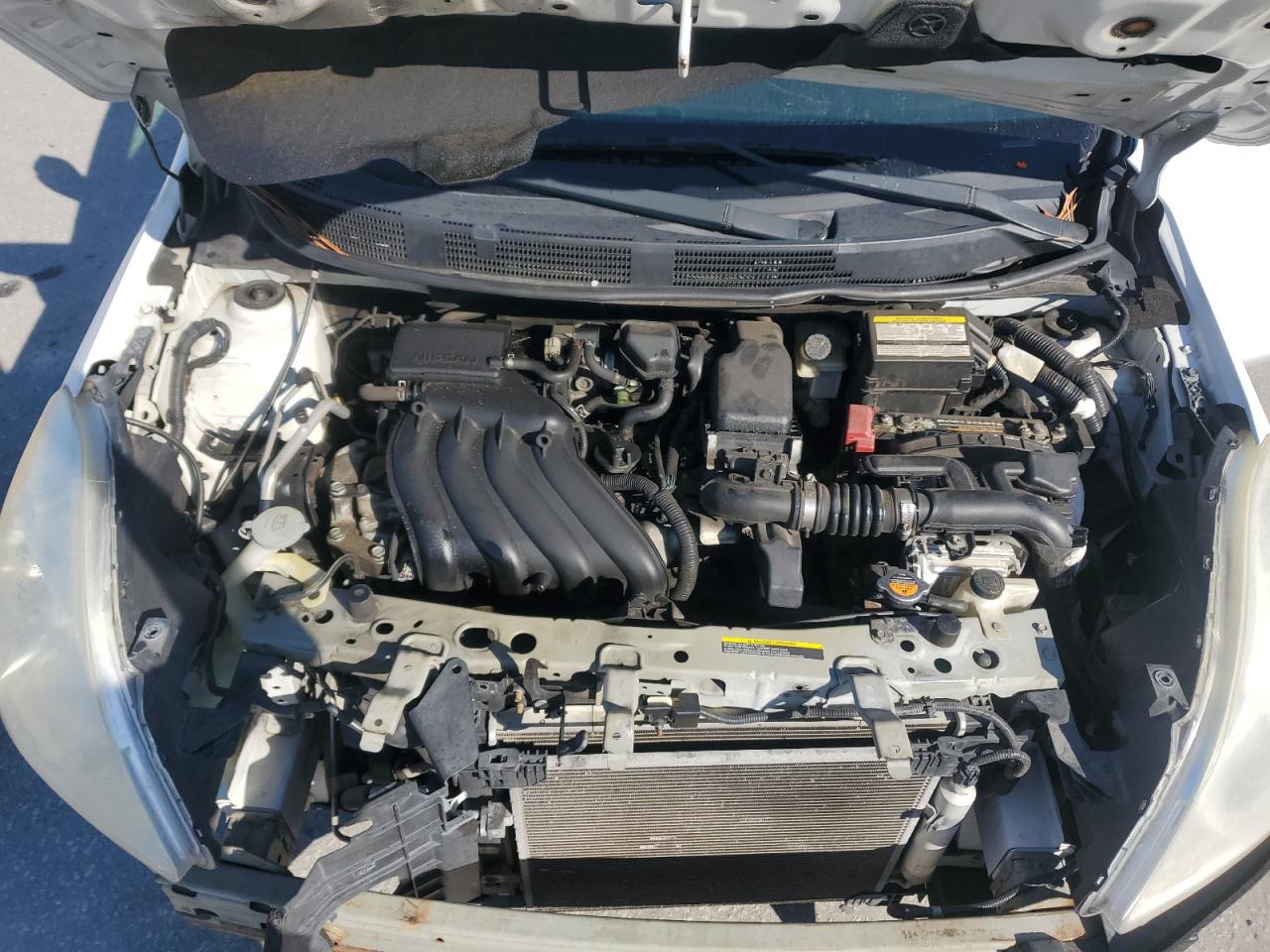 2013 Nissan Versa VIN 3N1CN7AP6DL864873 Copart auction photo, side / front end damage thumbnail 12