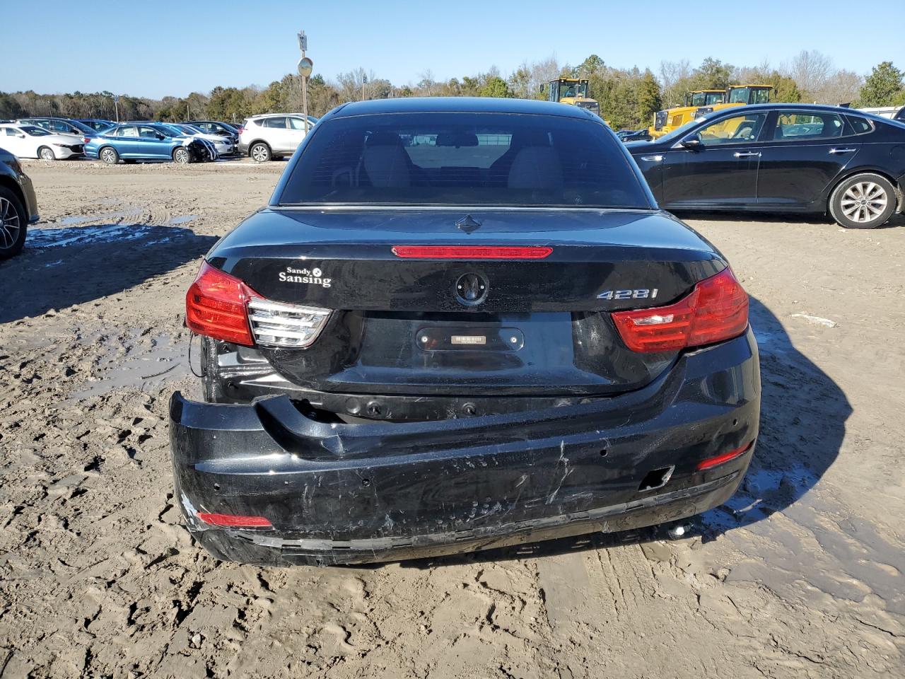 2016 BMW 4er VIN WBA3V7C56G5A24931 Copart auction photo, rear end damage thumbnail 6