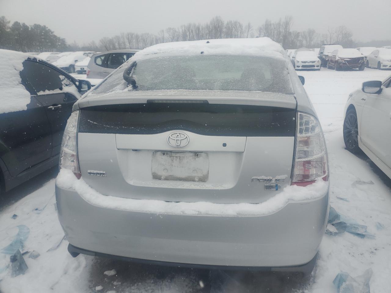 2008 Toyota Prius VIN JTDKB20UX87768878 Copart auction photo, front end / side damage thumbnail 6