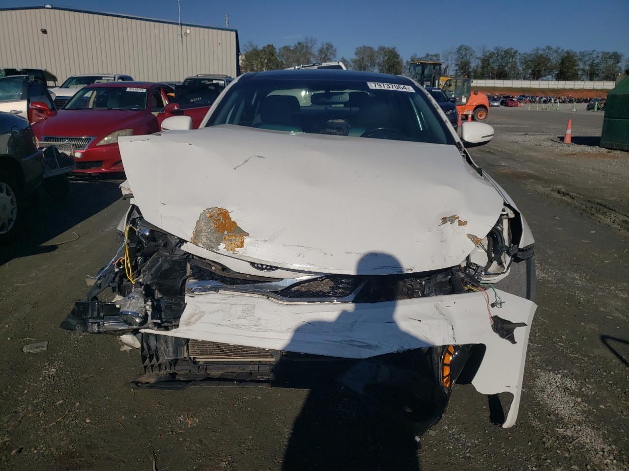 2013 KIA Optima VIN 5XXGN4A7XDG138880 Copart auction photo, front end / side damage thumbnail 5