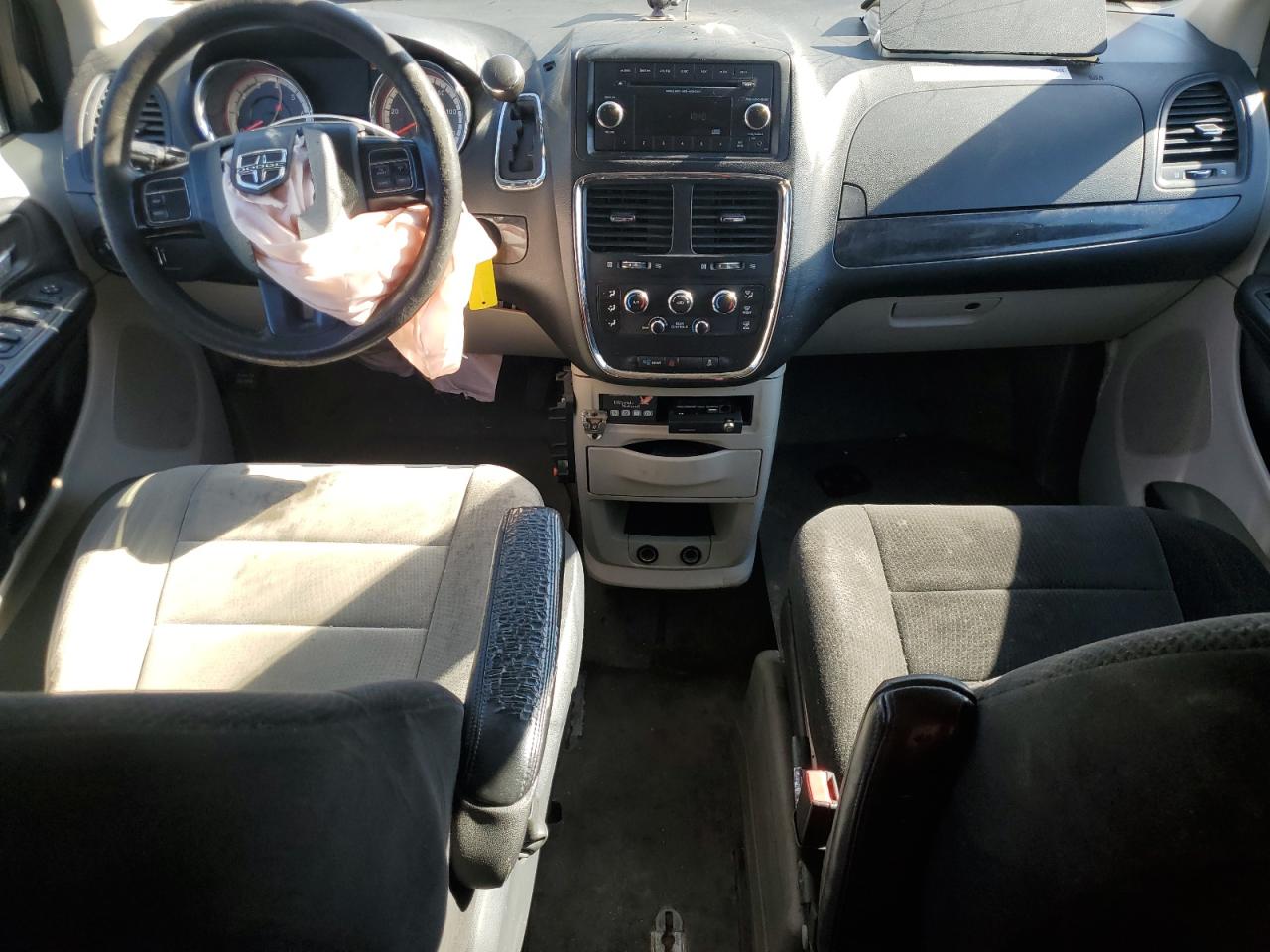 2013 Dodge Caravan VIN 2C4RDGBG8DR554185 Copart auction photo, front end / mechanical damage thumbnail 8