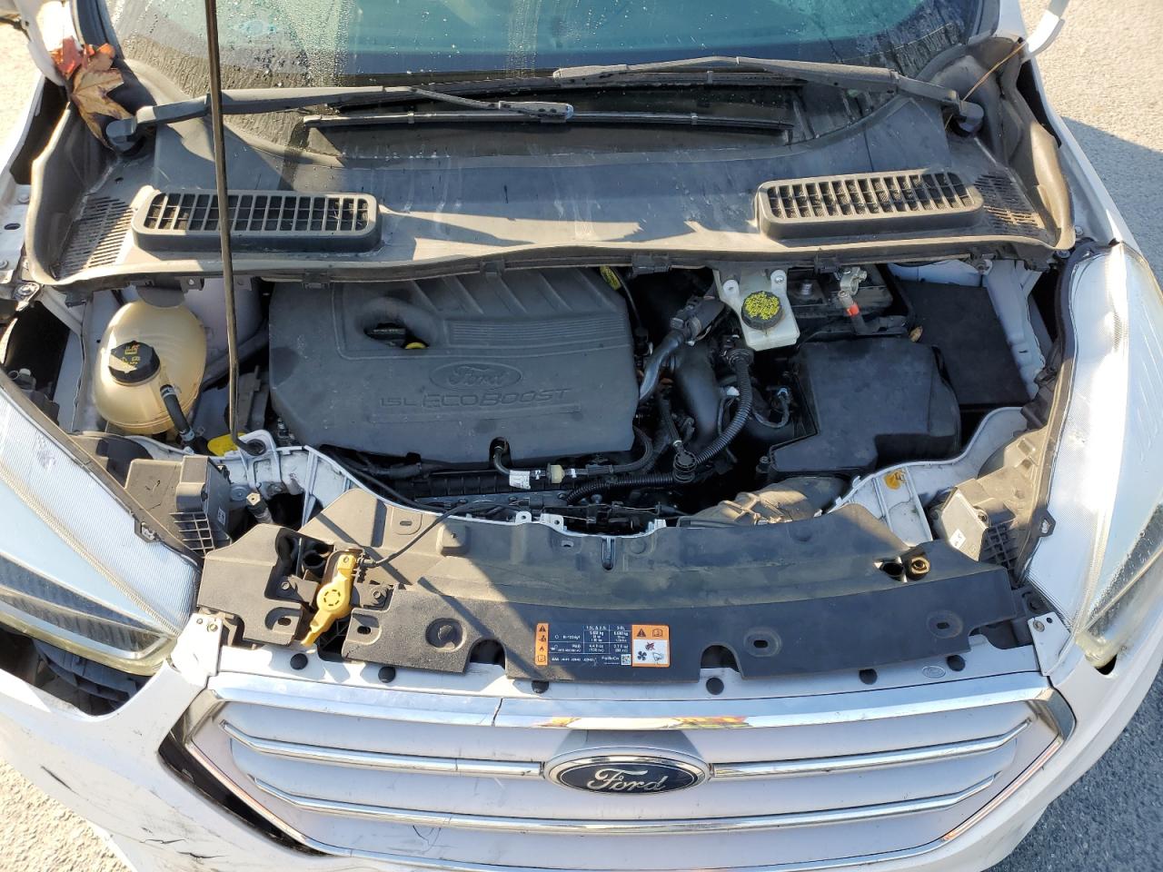 2018 Ford Escape VIN 1FMCU0HD6JUB67221 Copart auction photo, front end damage thumbnail 12