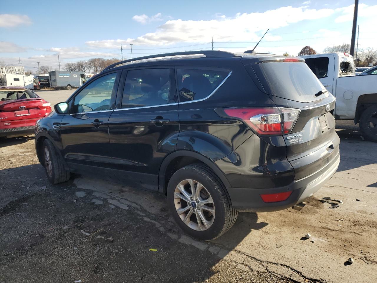 2017 Ford Escape VIN 1FMCU0GD3HUB59346 Copart auction photo, front end damage thumbnail 2