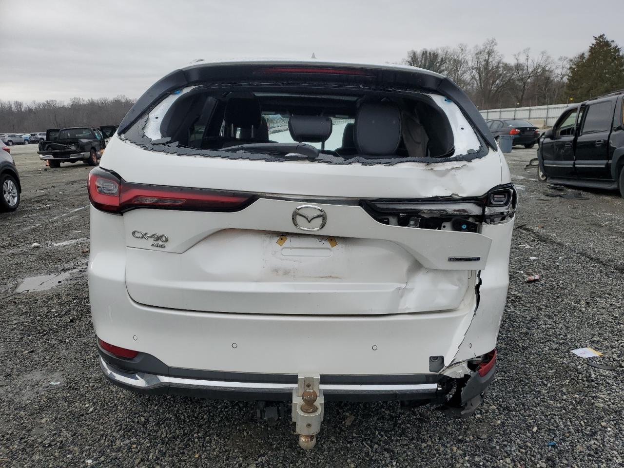 2024 Mazda CX-90 VIN JM3KKEHA0R1141176 Copart auction photo, front end / rear end damage thumbnail 6