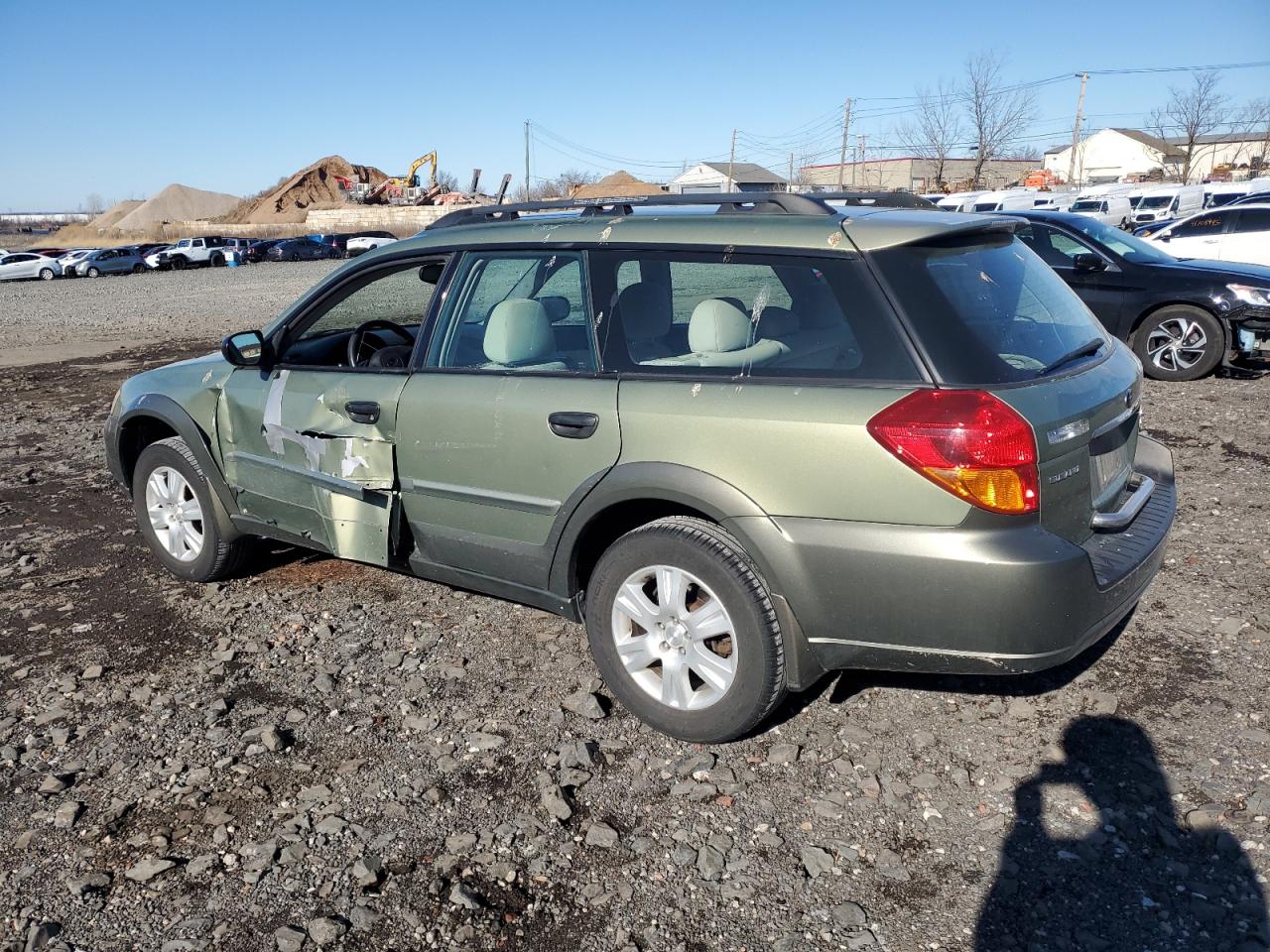 2005 Subaru Legacy VIN 4S4BP61C757362076 Copart auction photo, side / front end damage thumbnail 2