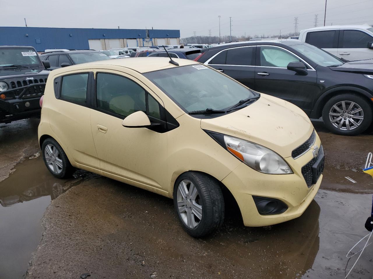 2013 Chevrolet Spark VIN KL8CB6S99DC554415 Copart auction photo, front end damage thumbnail 4