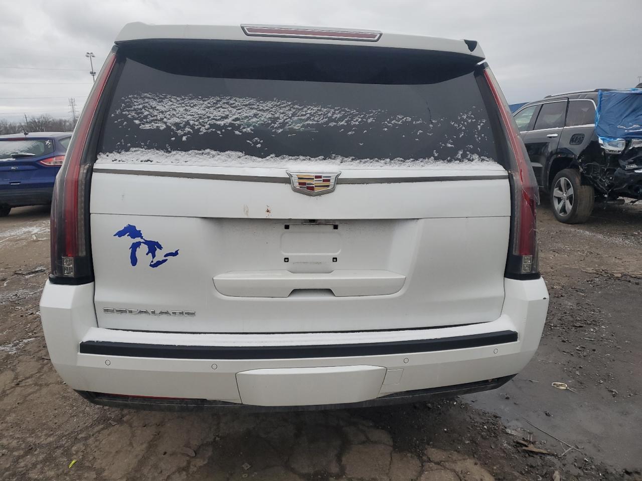 2016 Cadillac Escalade VIN 1GYS4JKJ5GR417297 Copart auction photo, all over damage thumbnail 6