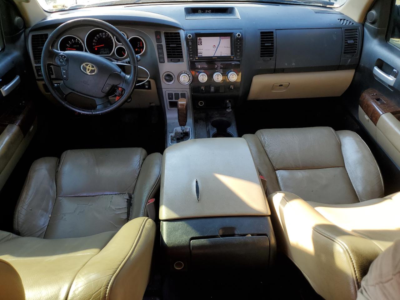 2012 Toyota Tundra VIN 5TFBY5F10CX211080 Copart auction photo, side damage thumbnail 8