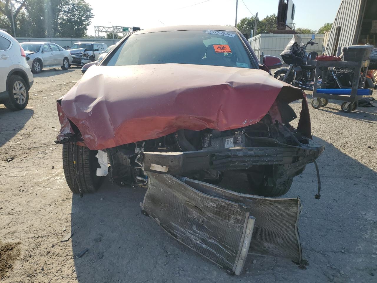 2019 Hyundai Sonata VIN 5NPE34AF6KH752251 Copart auction photo, front end damage thumbnail 5