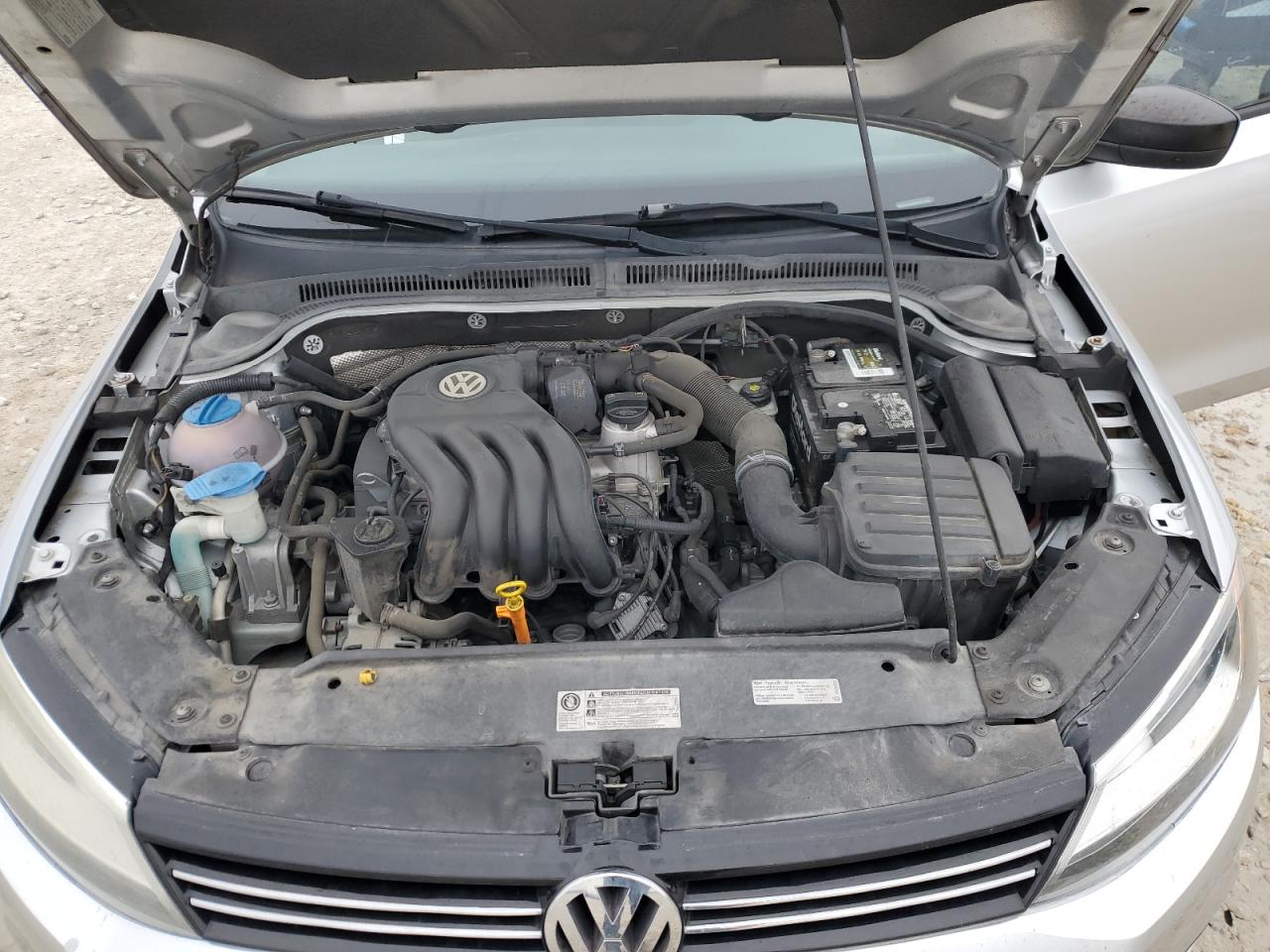 2014 Volkswagen Jetta VIN 3VW2K7AJ0EM257700 Copart auction photo, all over damage thumbnail 11
