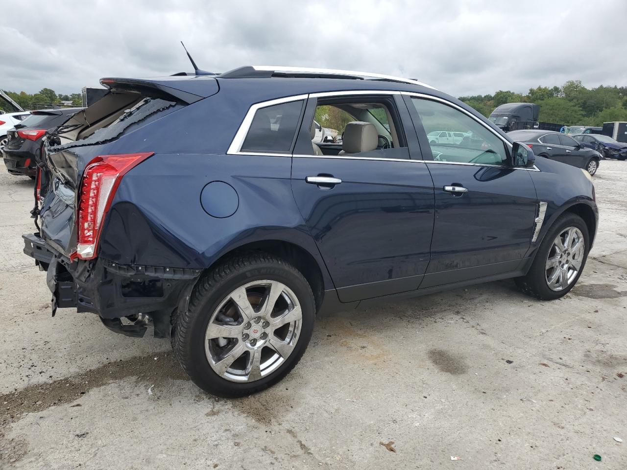 2011 Cadillac SRX VIN 3GYFNBEY6BS535281 Copart auction photo, rear end / minor dent/scratches damage thumbnail 3