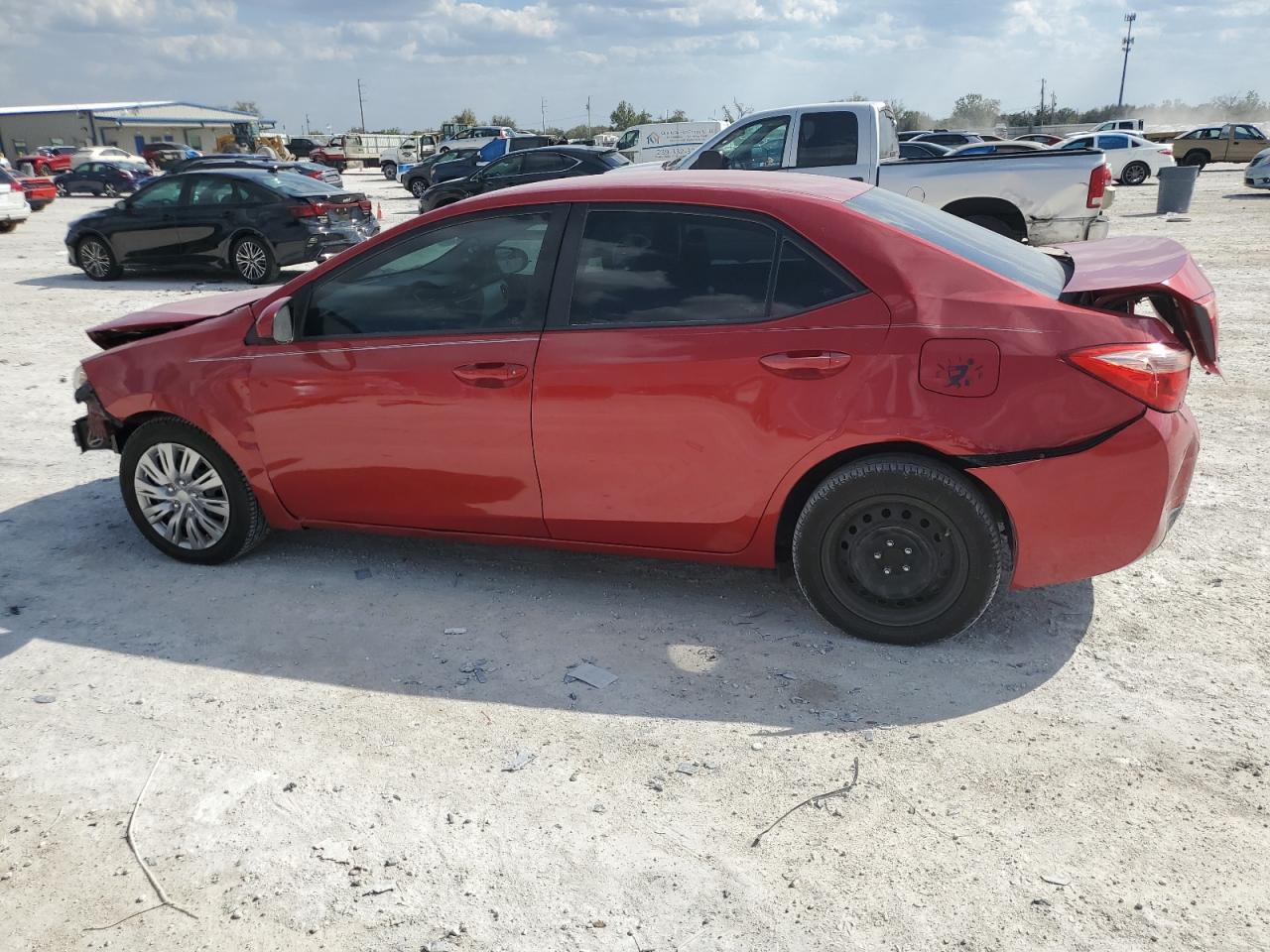 2018 Toyota Corolla VIN 2T1BURHE0JC058506 Copart auction photo, front end / rear end damage thumbnail 2