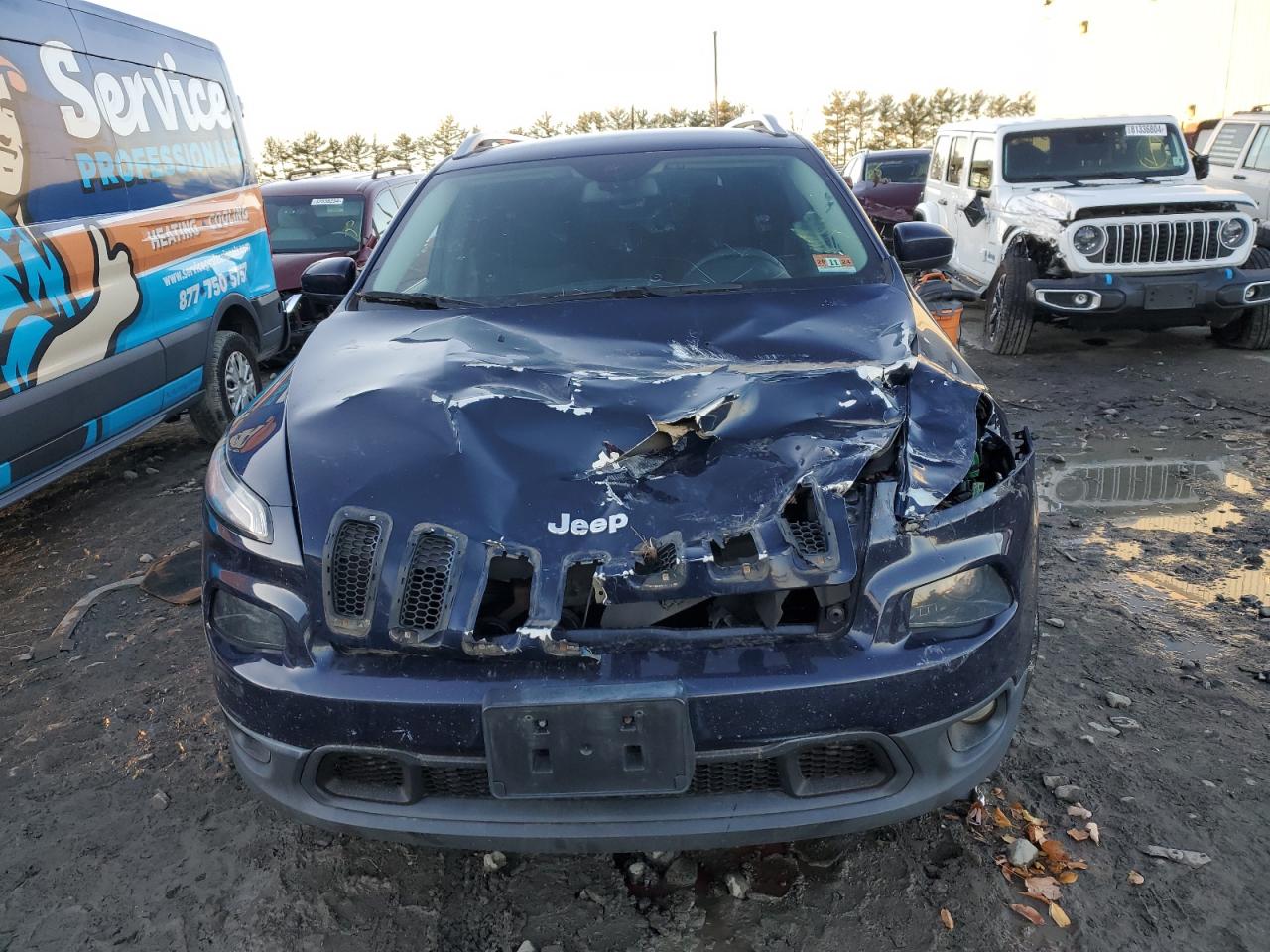 2015 Jeep Grand Cherokee VIN 1C4PJMCB2FW645657 Copart auction photo, front end damage thumbnail 5