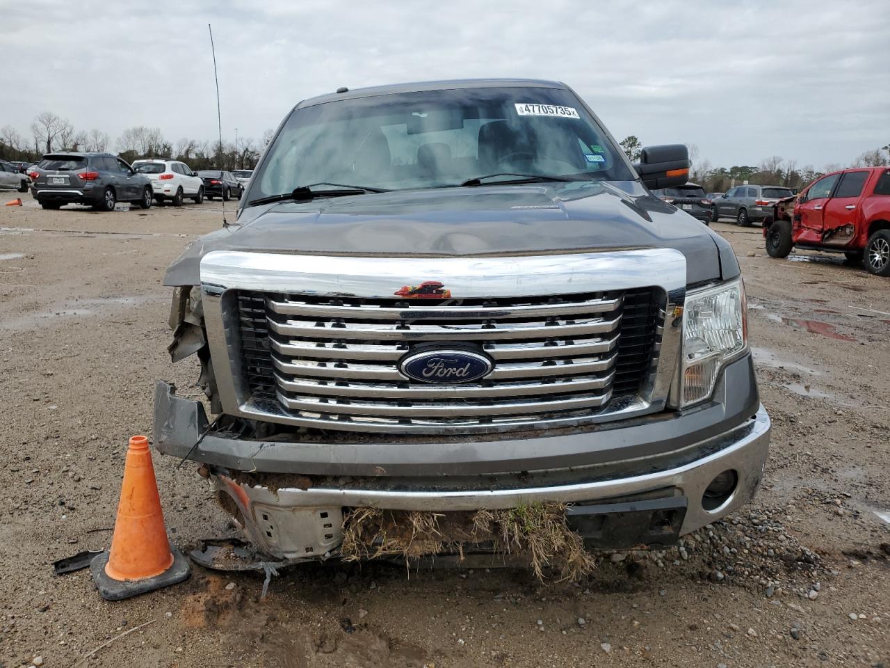 2011 Ford F-150 VIN 1FTFW1CT2BFB90730 Copart auction photo, front end / side damage thumbnail 5