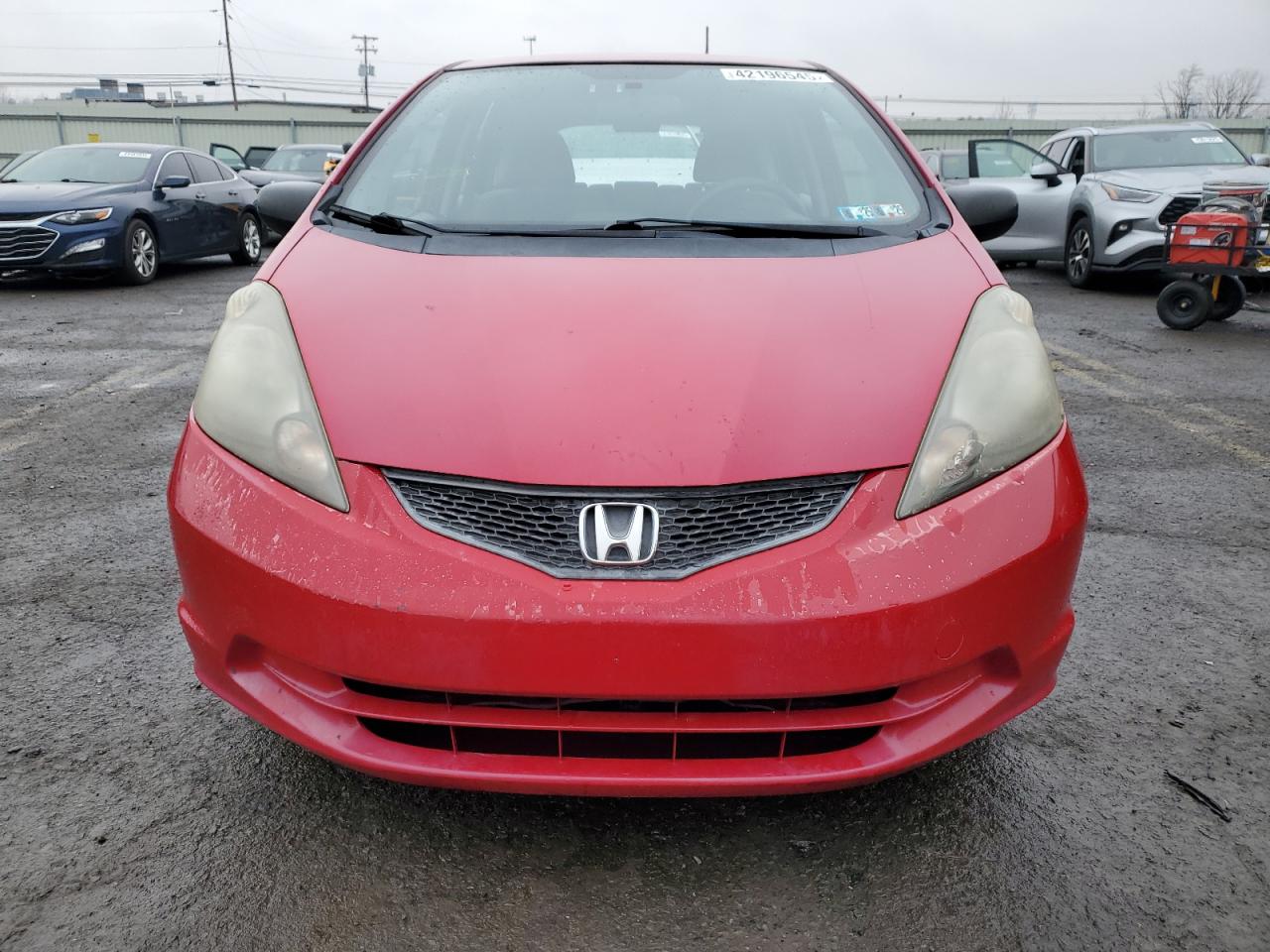 2010 Honda Fit VIN JHMGE8G22AC016981 Copart auction photo, rear end / side damage thumbnail 5