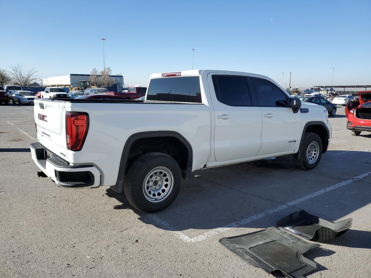 2021 GMC Sierra VIN 3GTP9EED1MG393229 Copart auction photo, front end damage thumbnail 3