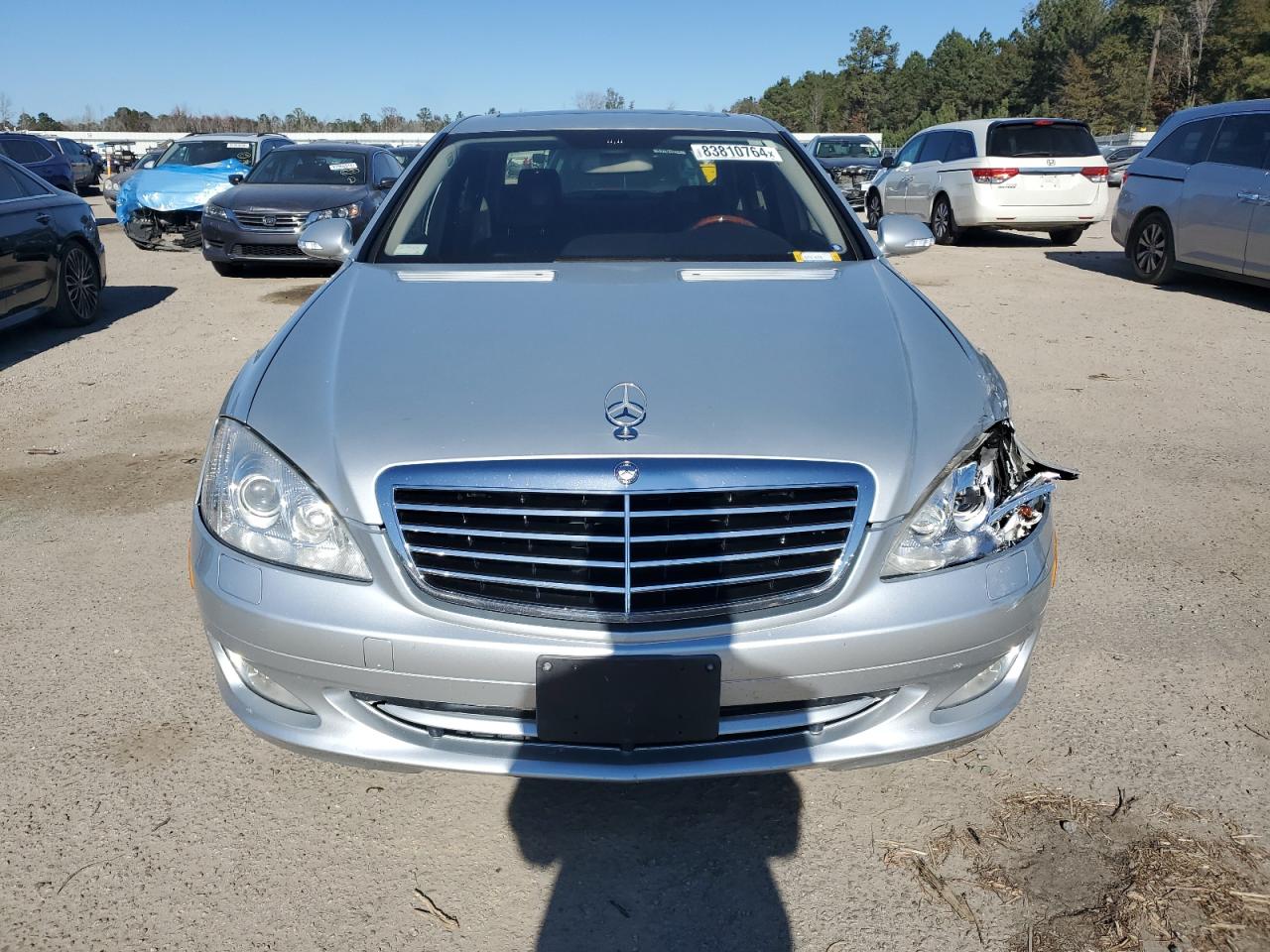 2007 Mercedes-Benz S-klasse VIN WDDNG71X57A096904 Copart auction photo, all over damage thumbnail 5