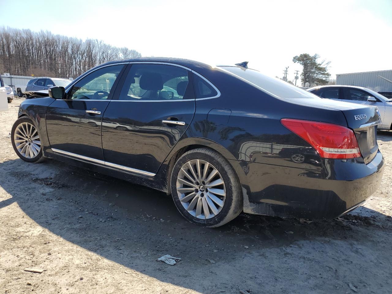 2014 Hyundai Equus VIN KMHGH4JH1EU089995 Copart auction photo, front end / minor dent/scratches damage thumbnail 2