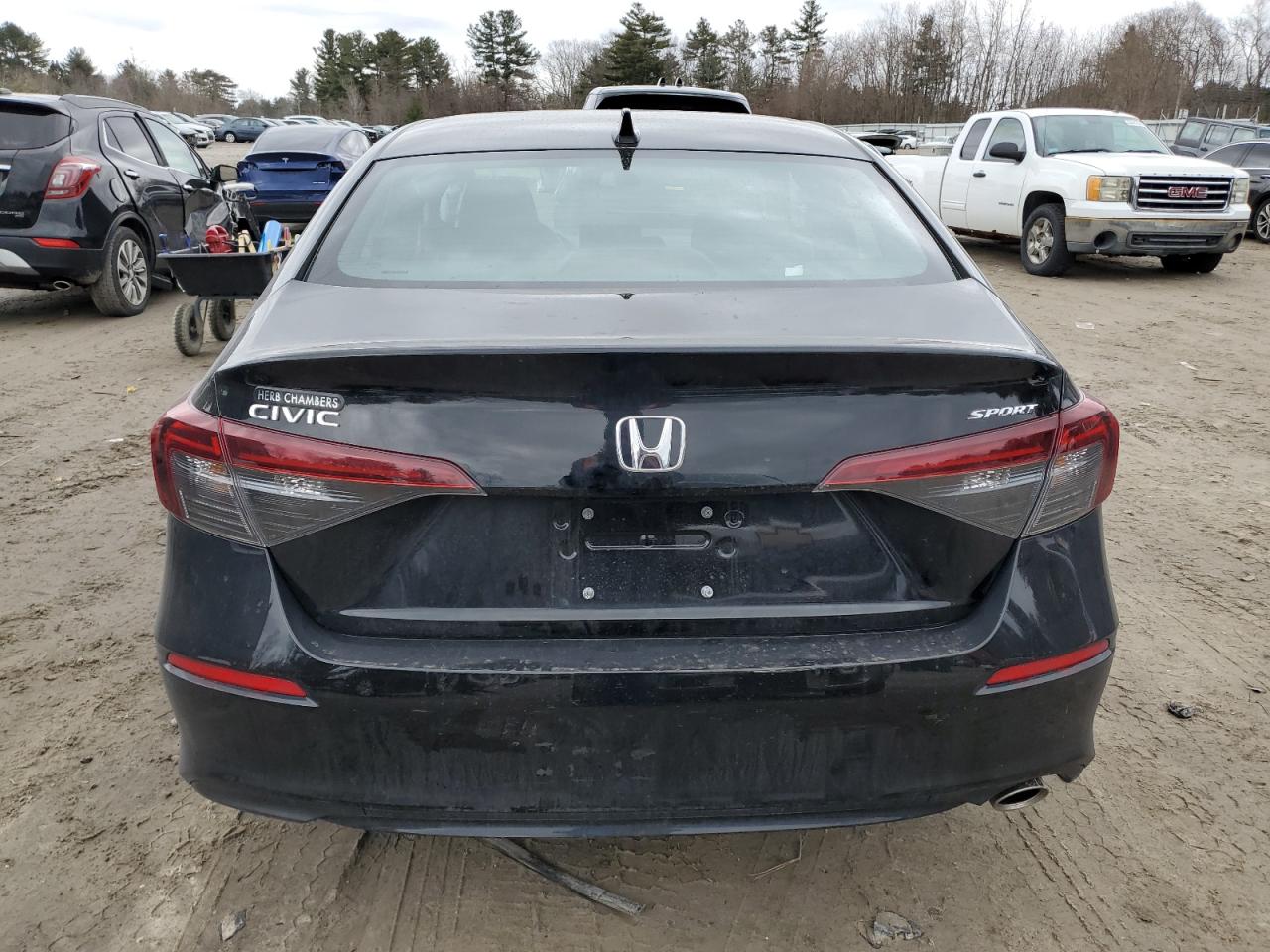 2025 Honda Civic VIN 2HGFE2F57SH552315 Copart auction photo, front end / undercarriage damage thumbnail 6