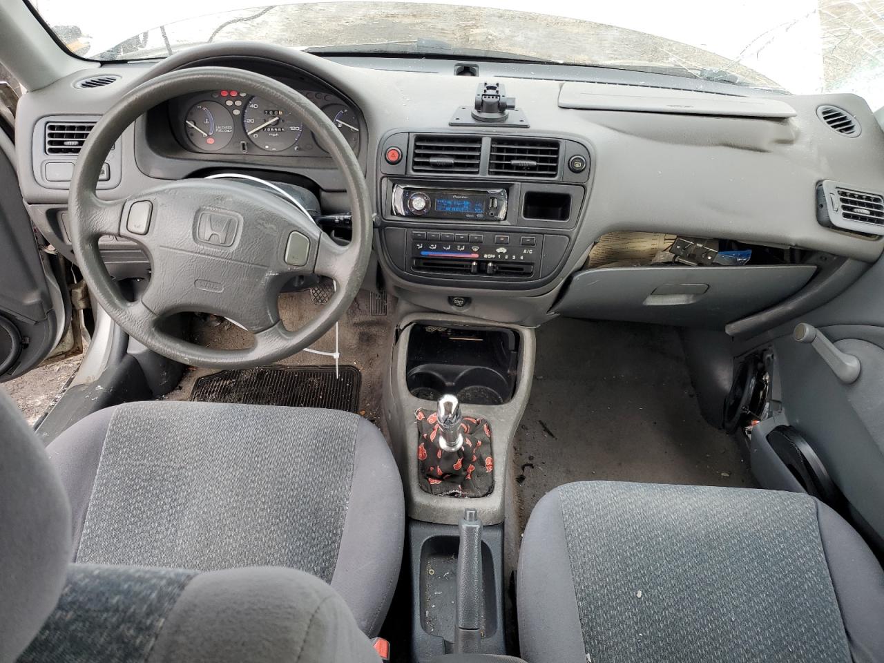 1997 Honda Civic VIN 2HGEJ6349VH114958 Copart auction photo, side / undercarriage damage thumbnail 8