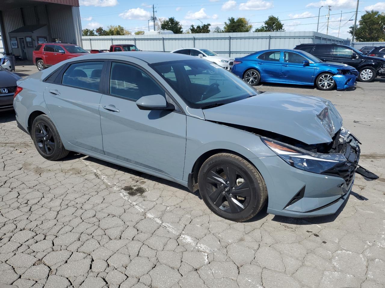 2022 Hyundai Elantra VIN KMHLM4AG4NU273264 Copart auction photo, front end damage thumbnail 4