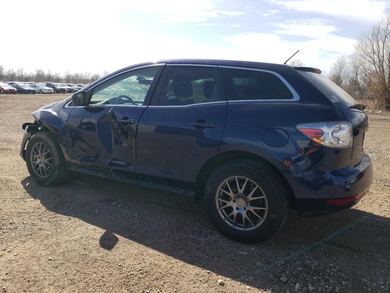 2010 Mazda CX-7 VIN JM3ER2W50A0343054 Copart auction photo, front end / side damage thumbnail 2