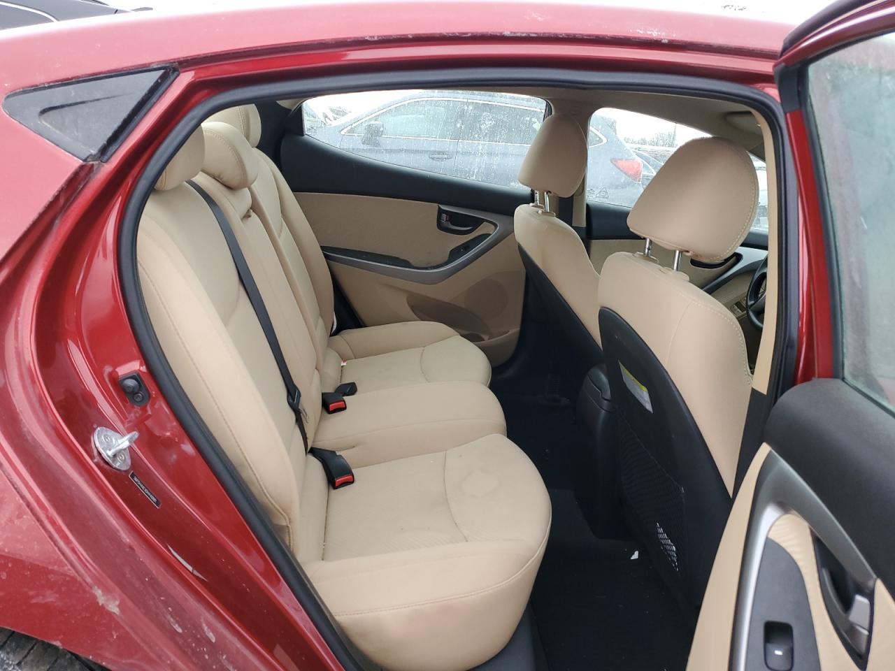 2013 Hyundai Elantra VIN 5NPDH4AEXDH448881 Copart auction photo, vandalism / front end damage thumbnail 10