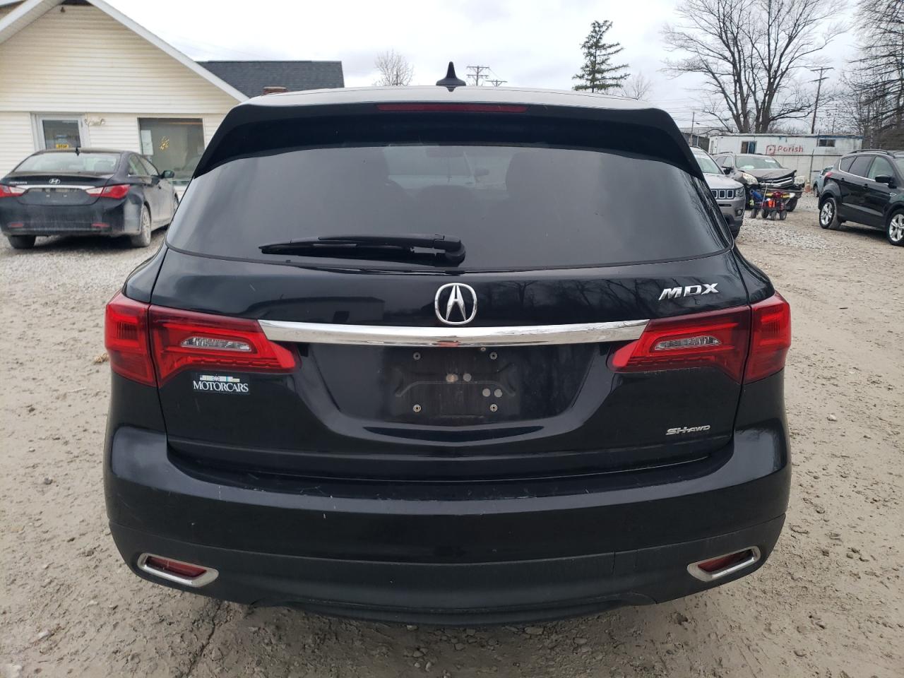 2016 Acura MDX VIN 5FRYD4H47GB018267 Copart auction photo, front end / side damage thumbnail 6