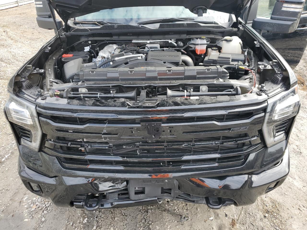 2024 Chevrolet Silverado VIN 2GC4YTEY0R1194430 Copart auction photo, front end / top/roof damage thumbnail 11