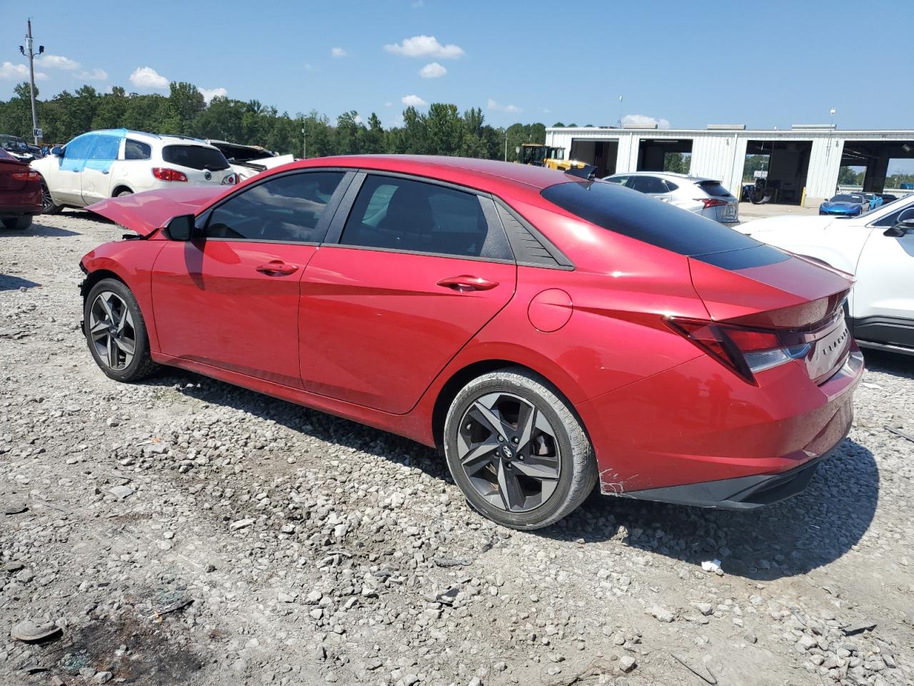 2023 Hyundai Elantra VIN 5NPLS4AG4PH093516 Copart auction photo, front end damage thumbnail 2