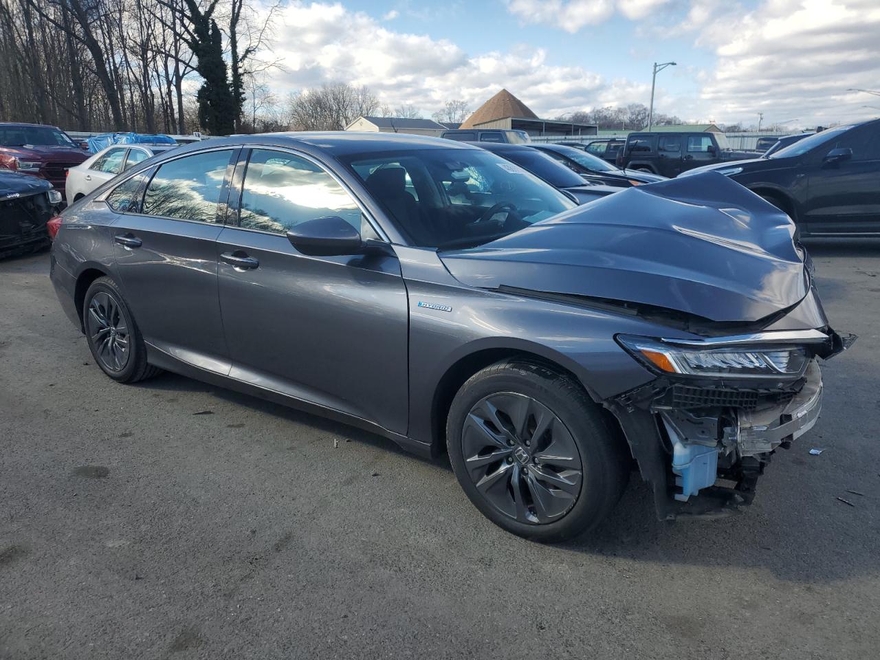 2021 Honda Accord VIN 1HGCV3F15MA001842 Copart auction photo, front end damage thumbnail 4